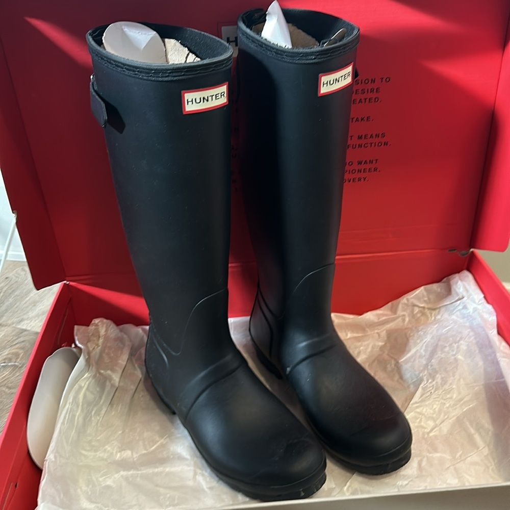 Hunter Boots Black US 9